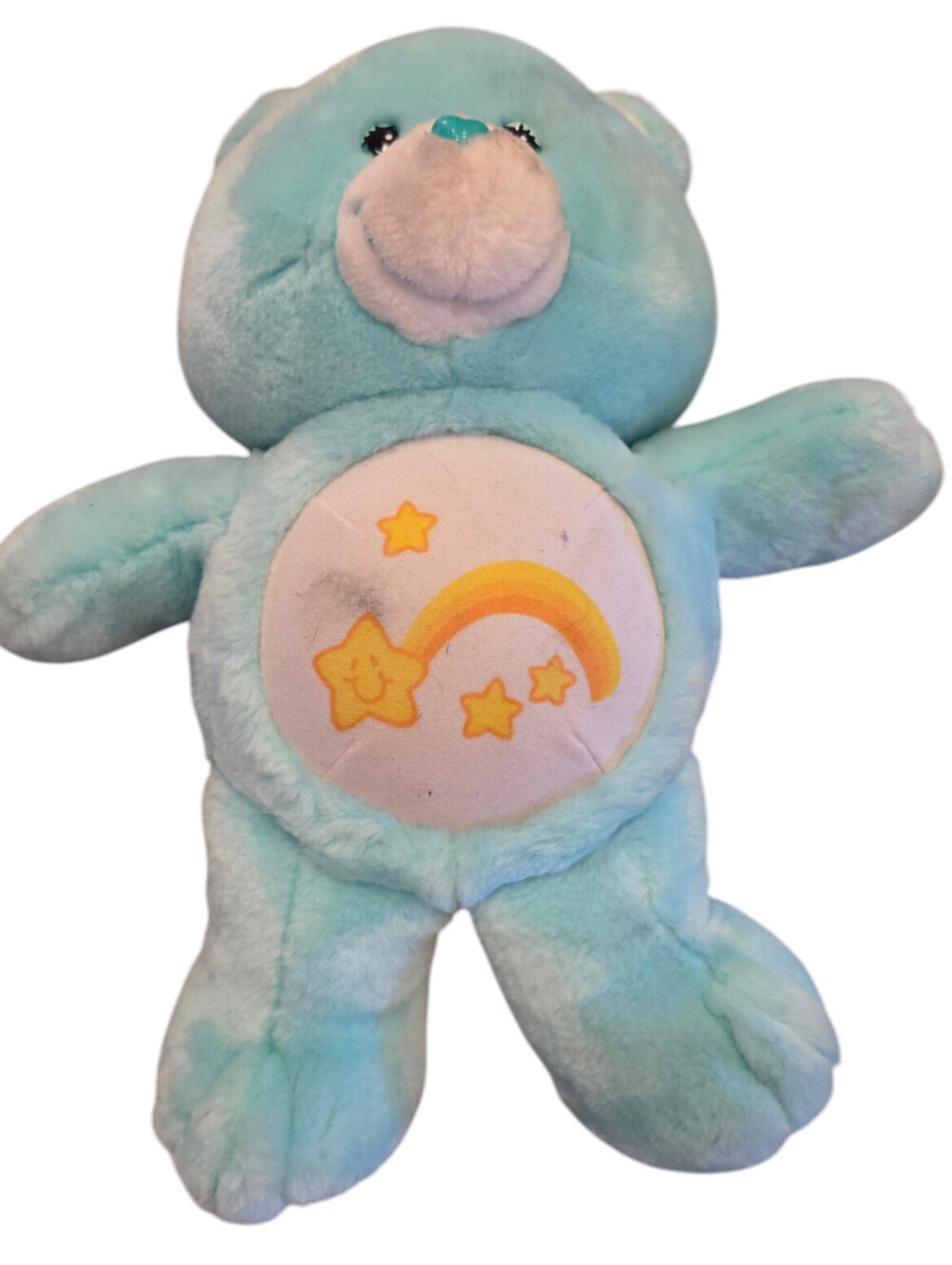 2003 Vintage Care Bears Wish Bear TALKING TESTED WORKS 14" Stuffed Plush Toy
